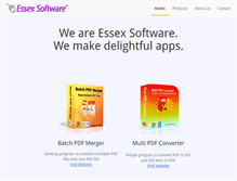 Tablet Screenshot of essexsoftware.com
